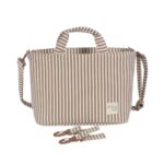 Bolso Canastilla Praliné Rayas moka - Imagen 11