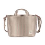 Bolso Canastilla Praliné Rayas moka - Imagen 15