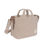Bolso Canastilla Praliné Rayas moka - Imagen 16