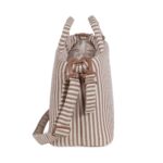 Bolso Canastilla Praliné Rayas moka - Imagen 14