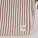 Bolso Canastilla Praliné Rayas moka - Imagen 18