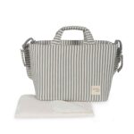 Bolso Canastilla Praliné Rayas matcha