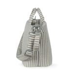 Bolso Canastilla Praliné Rayas matcha - Imagen 21