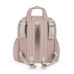 Mochila maternal Praliné vichy moka - Imagen 19