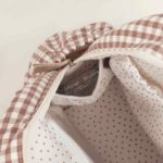 Mochila maternal Praliné vichy moka - Imagen 7