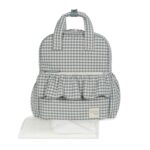 Mochila maternal Praliné Vichy matcha