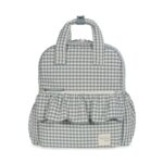 Mochila maternal Praliné Vichy matcha - Imagen 14