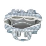 Mochila maternal Praliné Vichy matcha - Imagen 4
