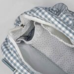 Mochila maternal Praliné Vichy matcha - Imagen 6