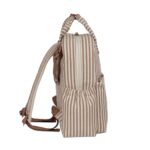 Mochila maternal Praliné Rayas moka - Imagen 15