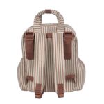 Mochila maternal Praliné Rayas moka - Imagen 17