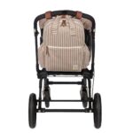 Mochila maternal Praliné Rayas moka - Imagen 11