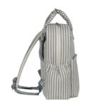 Mochila maternal Praliné Rayas matcha - Imagen 12