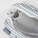 Mochila maternal Praliné Rayas matcha - Imagen 2