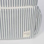 Mochila maternal Praliné Rayas matcha - Imagen 15