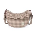 Bolso Crossbody góndola Praliné vichy moka