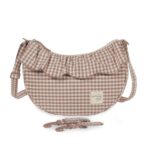 Bolso Crossbody góndola Praliné vichy moka - Imagen 13
