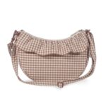Bolso Crossbody góndola Praliné vichy moka - Imagen 18
