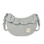 Bolso Crossbody góndola Praliné Vichy Matcha