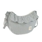 Bolso Crossbody góndola Praliné Vichy Matcha - Imagen 11