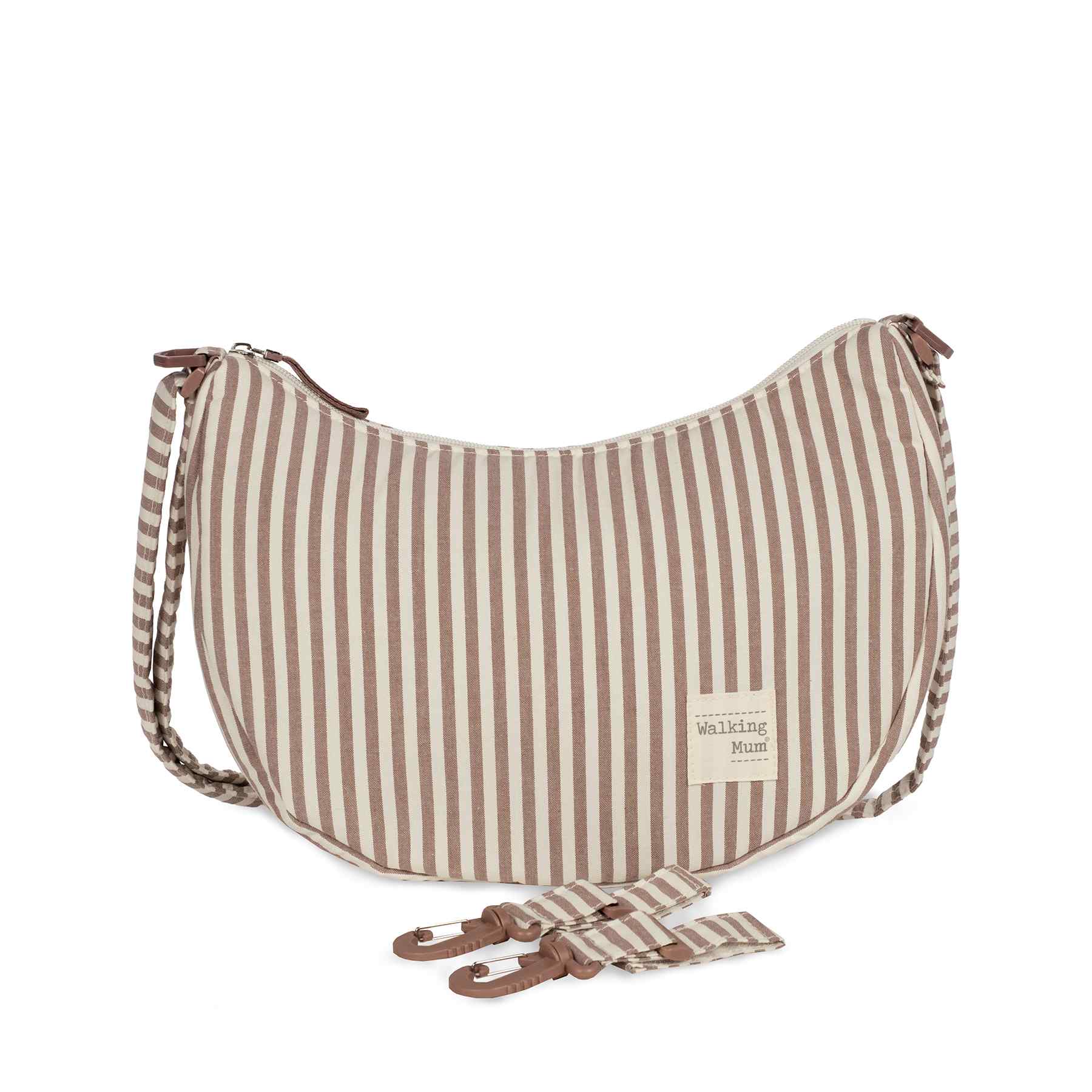 1120800674_a Bolso Crossbody góndola Praliné Rayas moka - Imagen 1
