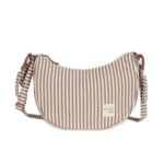 Bolso Crossbody góndola Praliné Rayas moka - Imagen 9