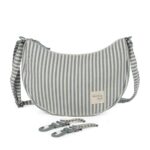 Bolso Crossbody góndola Praliné Rayas matcha - Imagen 6