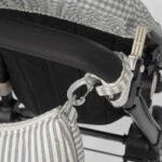 Bolso Crossbody góndola Praliné Rayas matcha - Imagen 7