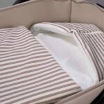 Saco arrullo Praliné Rayas moka - Imagen 3