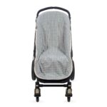 Saco para Silla entretiempo Praliné Vichy/rayas matcha - Imagen 2