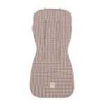 Colchoneta para silla universal Praliné Vichy moka - Imagen 5