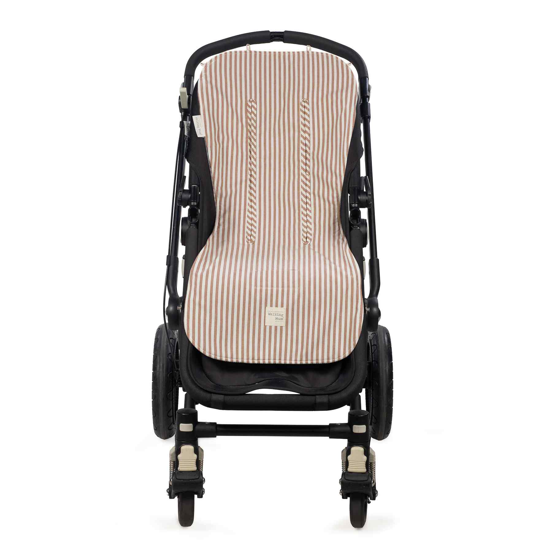 1120800702_a Colchoneta para silla universal Praliné Rayas moka - Imagen 1