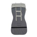 Colchoneta para silla universal Praliné Rayas matcha - Imagen 5