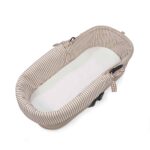 Cubre cuco dual+ funda colchón Praliné Vichy moka - Imagen 6