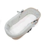 Cubre cuco dual+ funda colchón Praliné Vichy matcha - Imagen 6