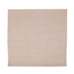 Funda colchón cuco Vichy+muselina Praliné rayas moka - Imagen 5