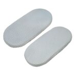 Set de dos sábanas bajeras para cuco Praliné Vichy/rayas matcha