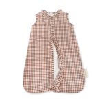 Saco de dormir para verano Praliné Vichy/rayas moka - Imagen 9