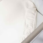 Edredón+bajera+almohada minicuna 90x50cm Praliné Vichy/rayas moka - Imagen 9