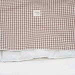 Edredón+bajera+almohada cuna 120x60cm Praliné Vichy/rayas moka - Imagen 10