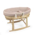 Vestidura para moisés Praliné Vichy/rayas moka - Imagen 6