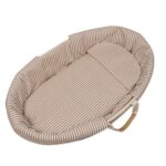 Vestidura para moisés Praliné Vichy/rayas moka - Imagen 3