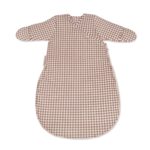 Saco de dormir para invierno Praliné Vichy/rayas moka
