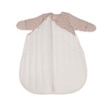 Saco de dormir para invierno Praliné Vichy/rayas moka - Imagen 4