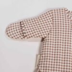 Saco de dormir para invierno Praliné Vichy/rayas moka - Imagen 5