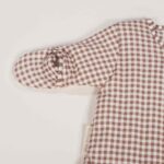 Saco de dormir para invierno Praliné Vichy/rayas moka - Imagen 6