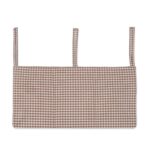 Organizador cuna Praliné Vichy/rayas moka - Imagen 4