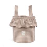 Bolso bucket Praliné Vichy moka