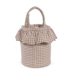 Bolso bucket Praliné Vichy moka - Imagen 9