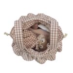 Bolso bucket Praliné Vichy moka - Imagen 3